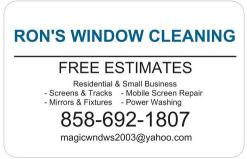 Ron's Window Cleaning